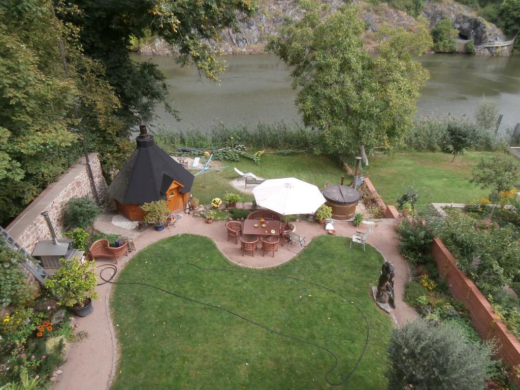 Ferienwohnung Saaleblick Halle  المظهر الخارجي الصورة